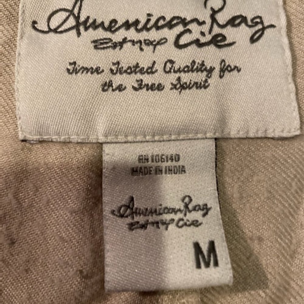 American Rag Light Tan Jacket - Picture 3 of 3
